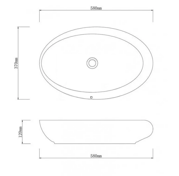 580*370*120mm Infinity Art Dark Green Porcelain Special Shape Above Counter Basins