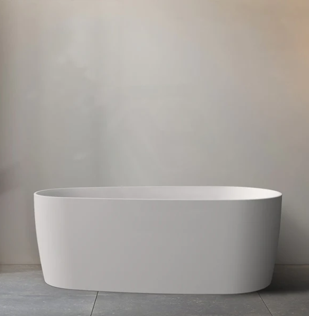 1500/1700*800*600mm ABS Vista Riva-Slim Matt White Special Shape Acrylic Freestanding Bathtub