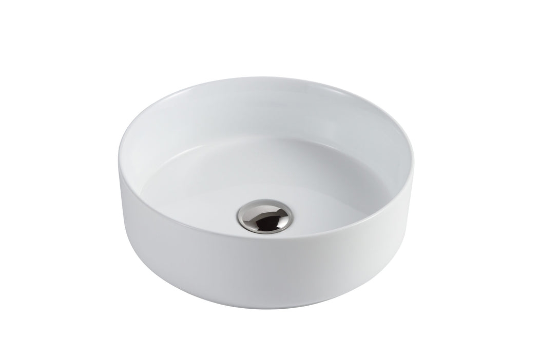 360x360x120mm ABS 499 Gloss White/Matt White/Matt Black/Matt Grey Ceramic Round Above Counter Basin