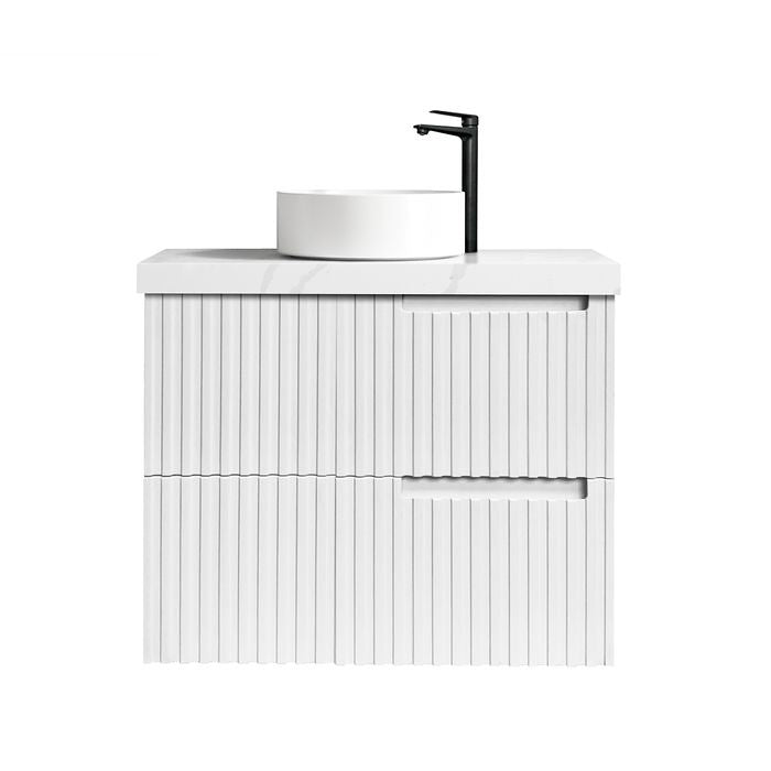 600-1500*460*550mm Noosa Matte White High Moisture Resistant Plywood/Polyurethane Wall Hung Vanity