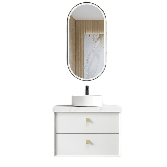 900-1200*460*550mm Boston Matt White High Moisture Resistant Plywood/Polyurethane Wall Hung Vanity