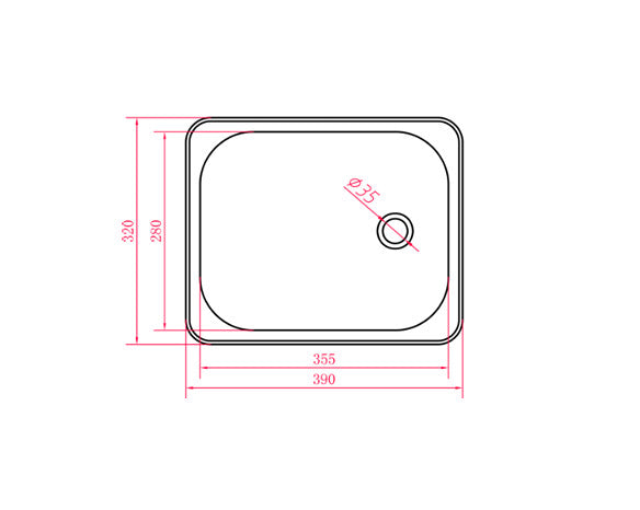 390*320*160mm BK Traditionell 304 Stainless Steel Chrome Square Undermount Single Bowl Laundry Kitchen Sink