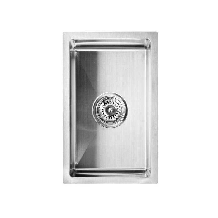 240*440*230mm BK Arcko LUX Stainless Steel Chrome Square Undermount 304 Single Bowl Laundry Kitchen Sink