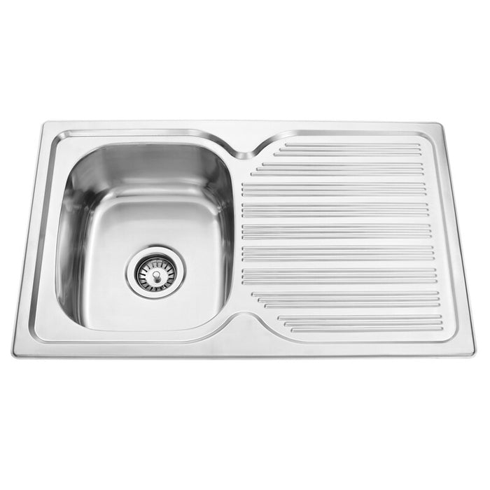 1000*450*235mm BK 304 Stainless Steel Chrome Square Undermount Single Bowl Laundry Kitchen Sink