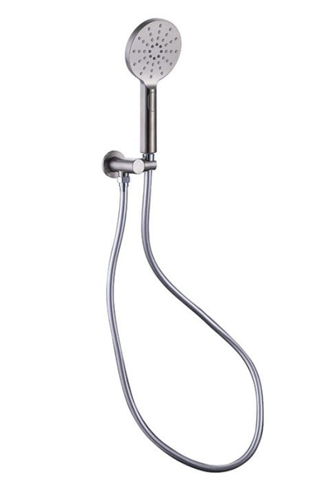 BK Rund Round On Bracket Chrome/Matt Black/Brushed Nickel/Brushed Gold/Gunmetal Grey Handheld Showers