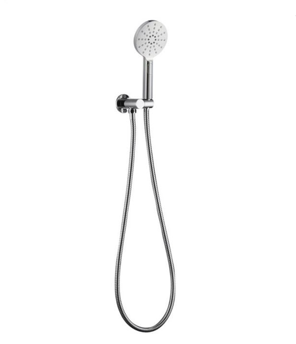 BK Rund Round On Bracket Chrome/Matt Black/Brushed Nickel/Brushed Gold/Gunmetal Grey Handheld Showers