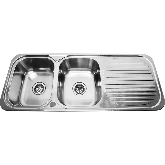 1180*480*170mm Traditionell 304 Stainless Steel Square Undermount Wirh Drainer Laundry Kitchen Sink