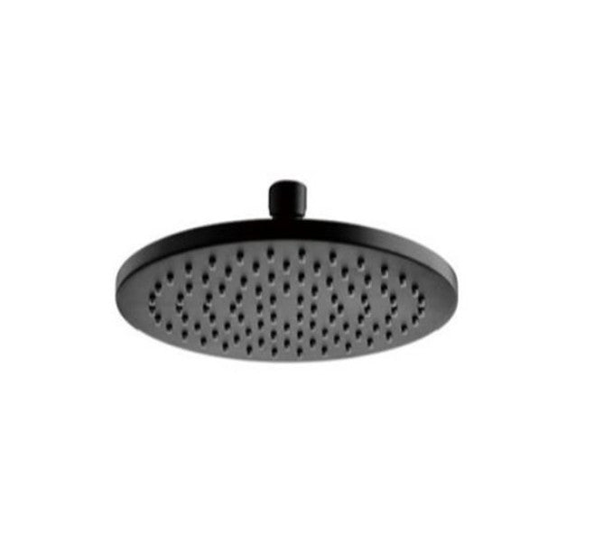 200mm BK Rund Round Brass Chrome/Matt Black Shower Heads