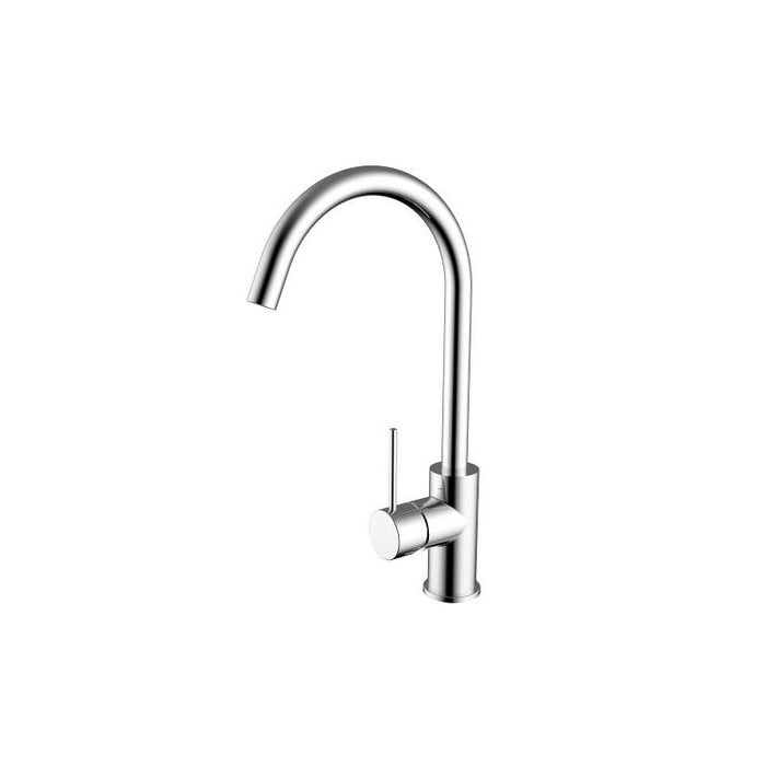 BK Morgan Chrome/Matt Black/Brushed Nickel Brass Gooseneck Swivel Sink Mixer