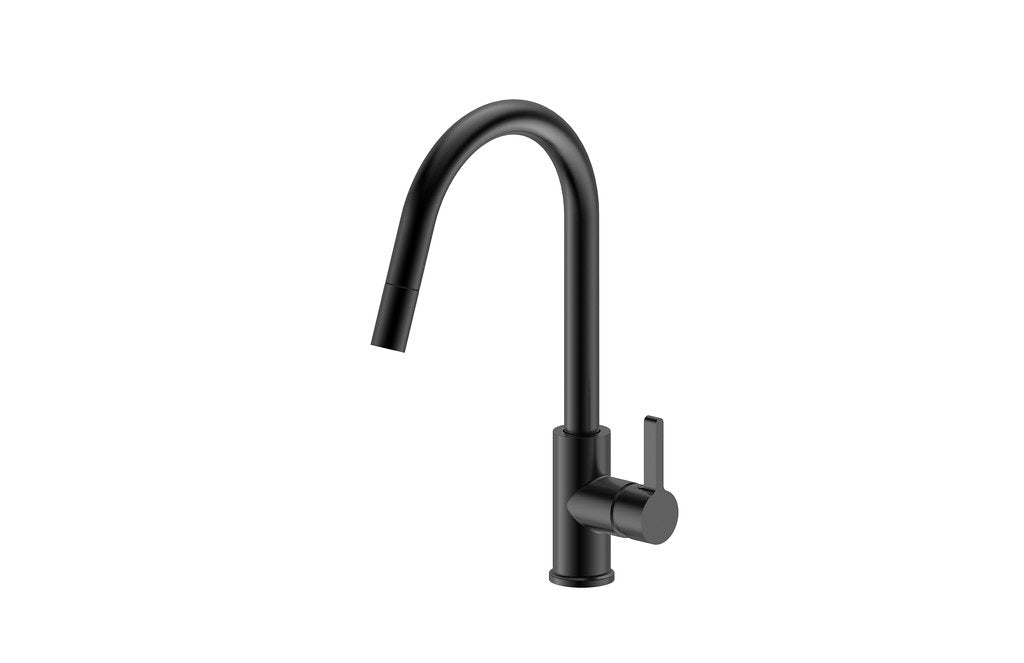 BK Morgan Rund Chrome/Matt Black/Brushed Nickel/Brushed Gold/Gunmetal Grey Pull Out Tall Basin Mixer