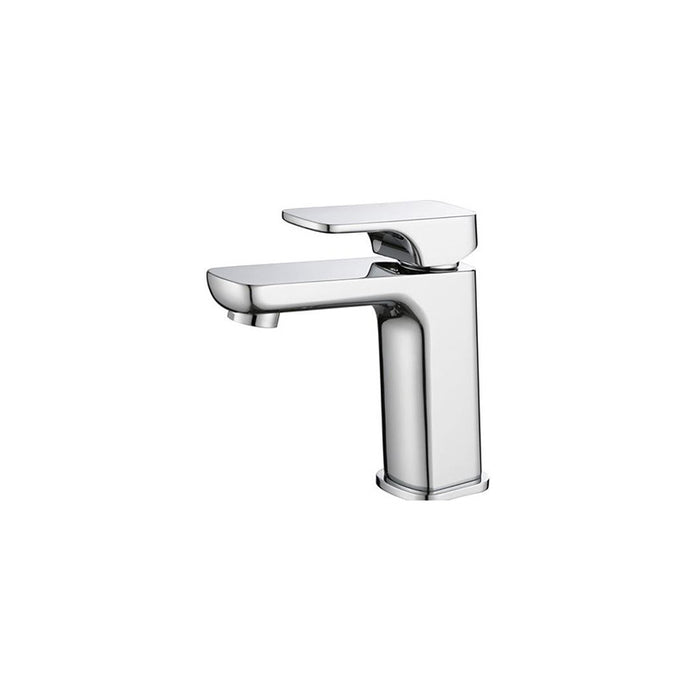 BK Kompakt Eckig Chrome/Matt Black/Brushed Nickel Brass Square Short Basin Mixer