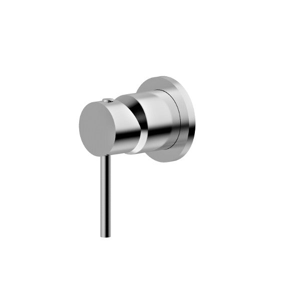 BK Morgan Chrome/Matt Black/Brushed Nickel/Brushed Gold Brass Round Tower Shower/Bath Wall Mixer