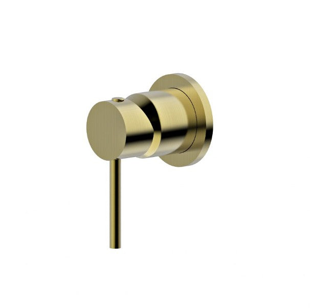 BK Morgan Chrome/Matt Black/Brushed Nickel/Brushed Gold Brass Round Tower Shower/Bath Wall Mixer