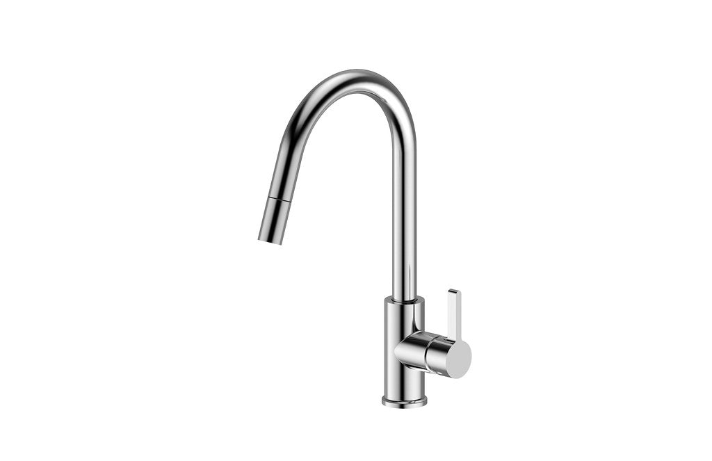 BK Morgan Rund Chrome/Matt Black/Brushed Nickel/Brushed Gold/Gunmetal Grey Pull Out Tall Basin Mixer