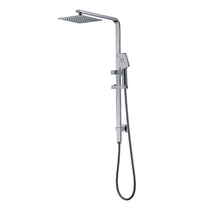 BK Eckig Multifunction Shower With Overhead Rain Shower Twin Showers