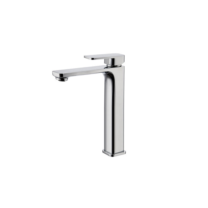 BK Kasten Chrome/Matt Black/Brushed Nickel/Gunmetal Grey Brass Square Tall Basin Mixer