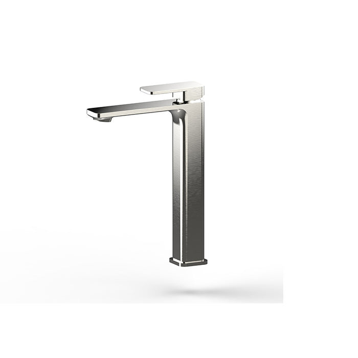 BK Kasten Chrome/Matt Black/Brushed Nickel/Gunmetal Grey Brass Square Tall Basin Mixer