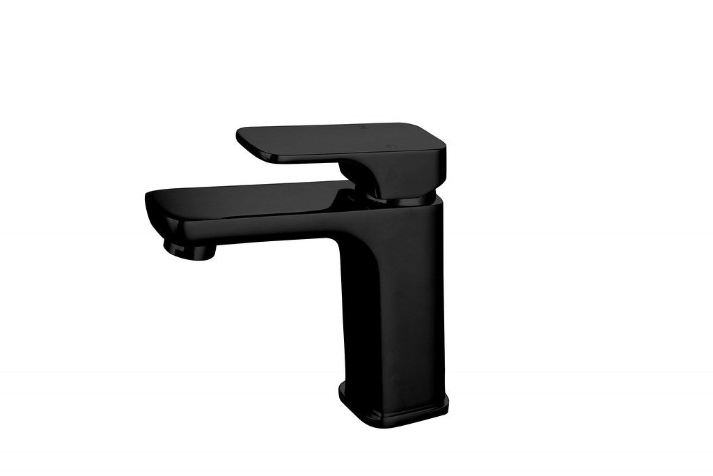 BK Kompakt Eckig Chrome/Matt Black/Brushed Nickel Brass Square Short Basin Mixer