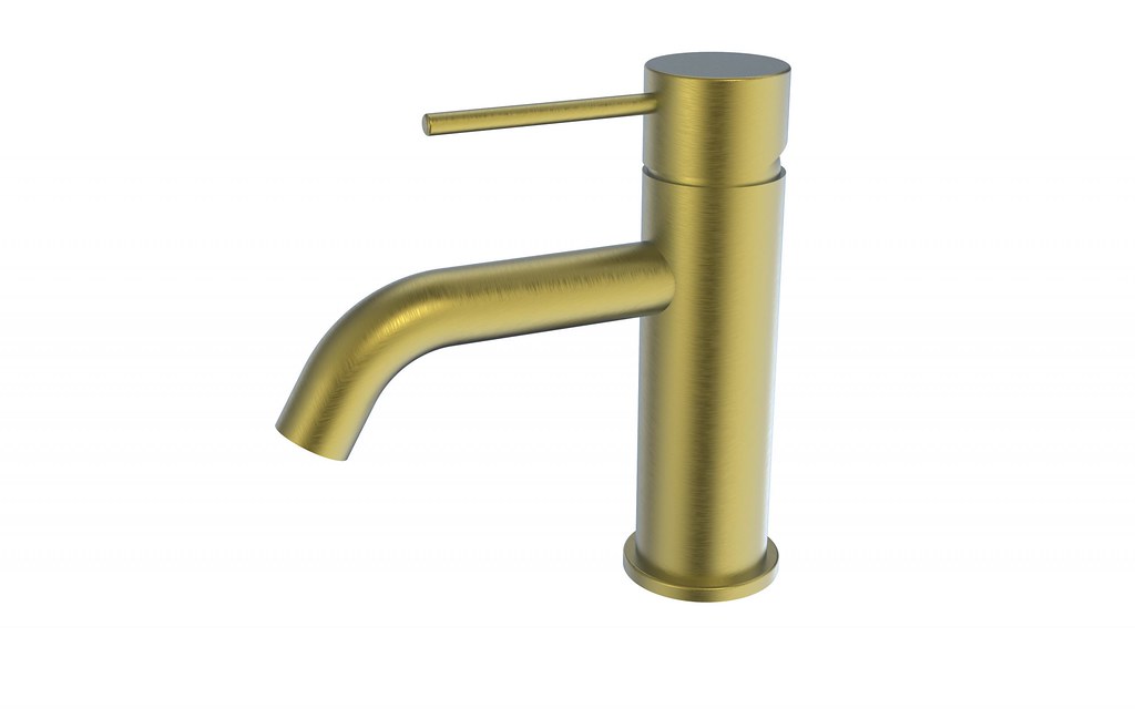 BK Morgan Chrome/Matt Black/Brushed Nickel/Brushed Gold Brass Round Short Basin Mixer