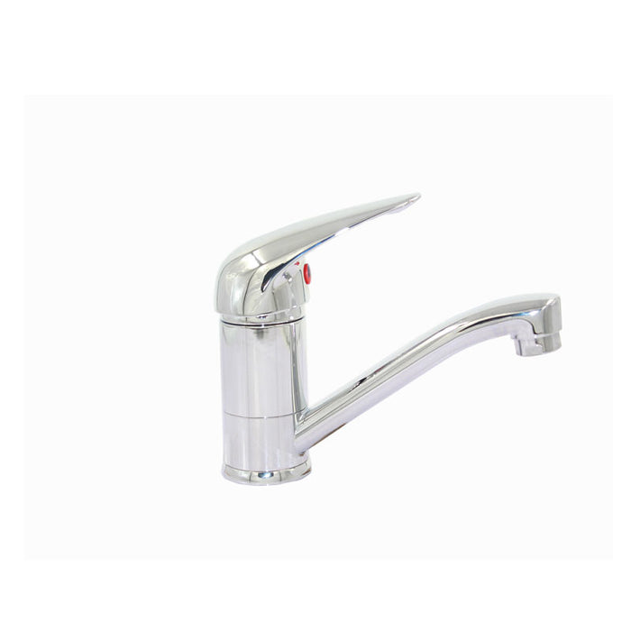 40mm BK Wahlen 10 Chrome Brass Swivel Short Basin Mixer