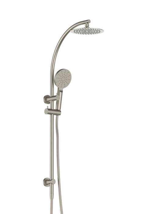 BK Rund Multifunction Shower With 200mm Overhead Rain Shower Twin Showers