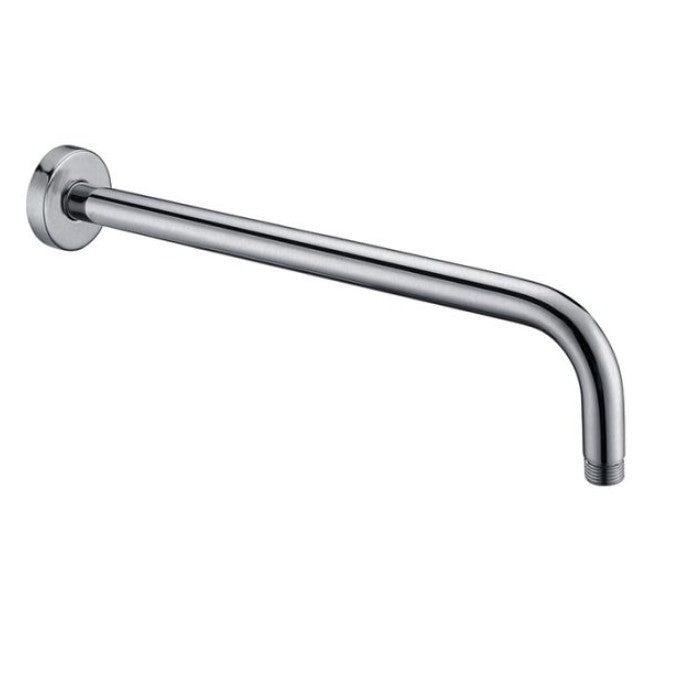 BK 400mm Rund Round Curve Wall Shower Droppers & Arms