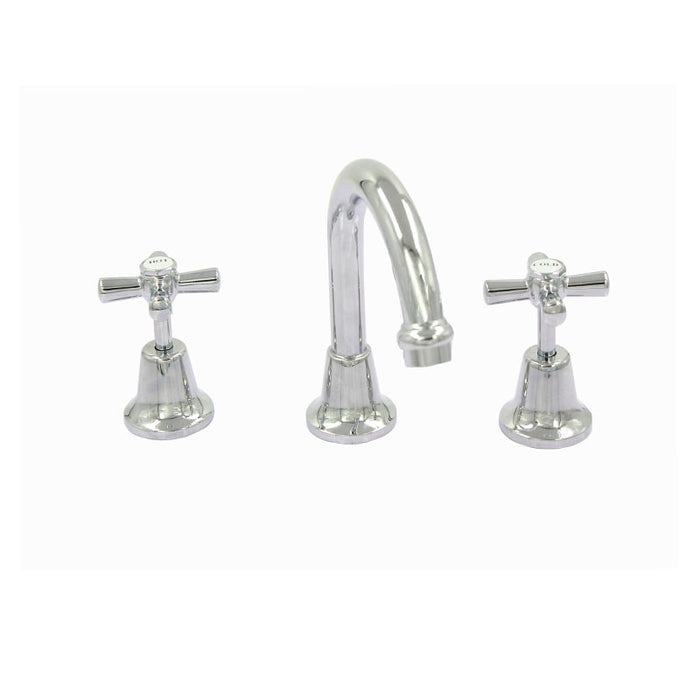 BK Wahlen 10 Chrome Brass Easy Clean Basin Set