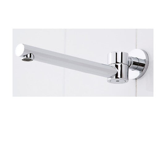 180mm BK Rund Chrome/Matt Black/Brushed Nickel Brass Round Swivel Bath Spout