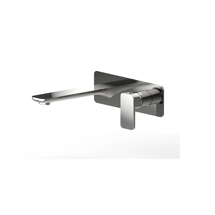 BK Kasten Chrome/Matt Black/Brushed Nickel/Gunmetal Grey Brass Square Basin/Bath Mixer With Spout