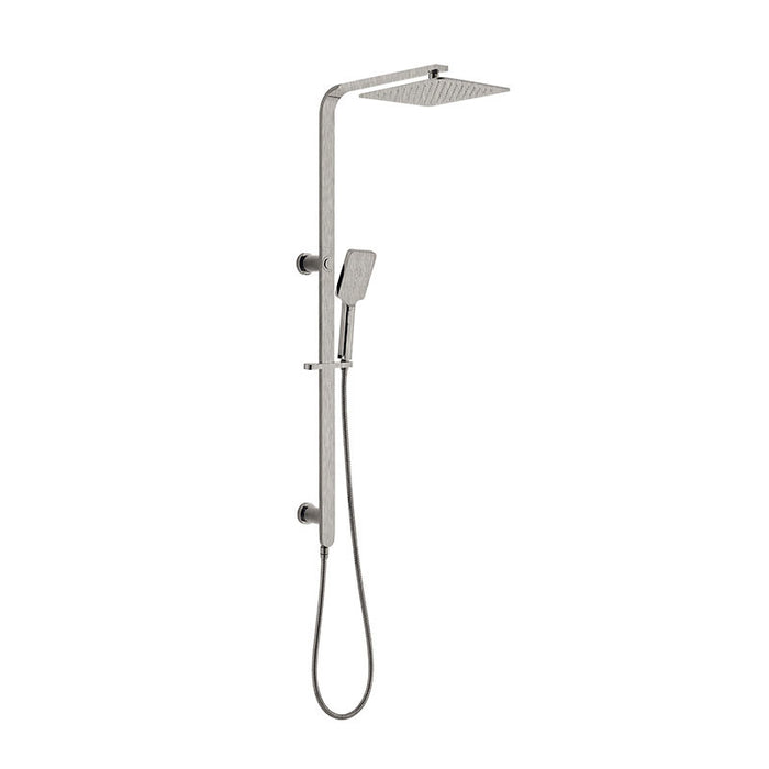 BK Luxus Multifunction Shower With 250mm Overhead Rain Shower Chrome/Matt Black/Brushed Gold/Brushed Nickel Twin Showers