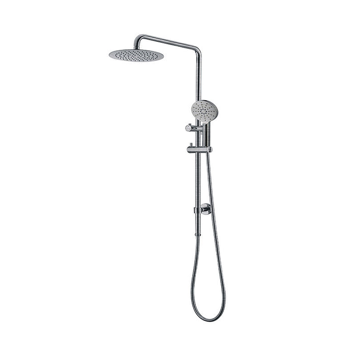 BK Rund Multi-Function Sliding Shower With Overhead Rain Shower Twin Showers