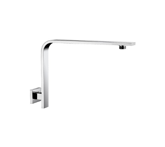 BK 285mm Eckig Square Curve Wall Shower Droppers & Arms