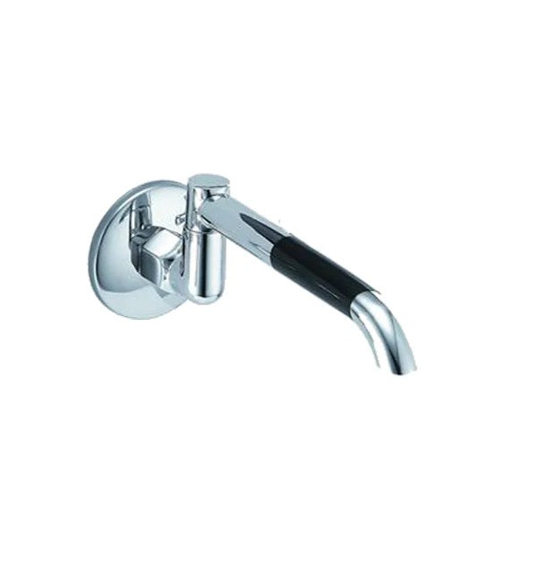 225mm BK Wahlen 10 Chrome Brass Laundry Spout