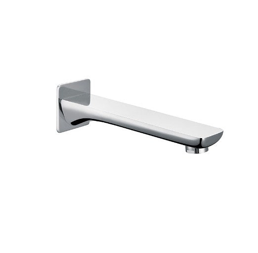 180mm BK Luxus Chrome/Matt Black/Brushed Nickel Brass Square Bath Spout