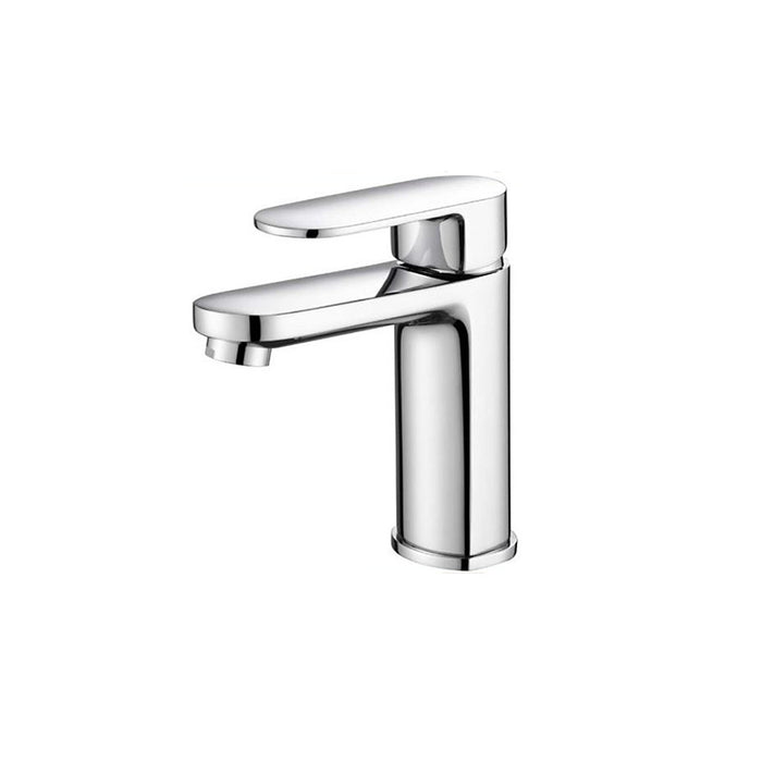 BK Chrome/Matt Black/Brushed Nickel Brass Oval Handle Basin Mixer