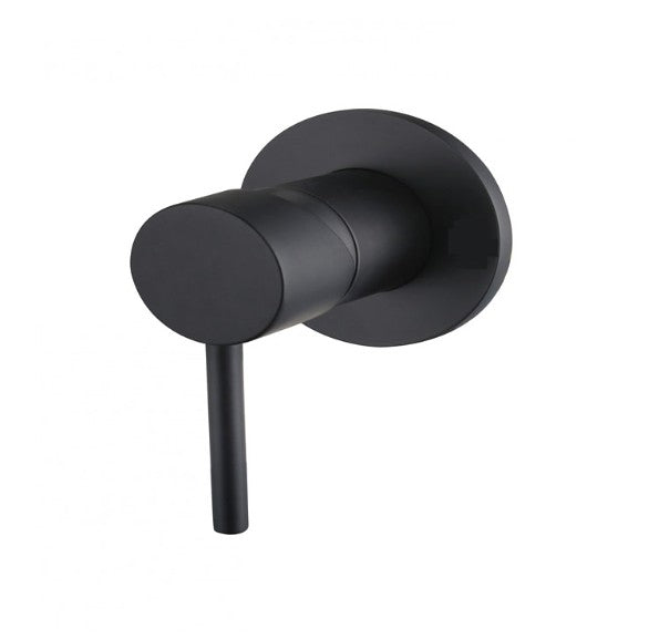 BK Rund Chrome/Matt Black/Brushed Nickel Premium Brass Round Bath/Shower Wall Mixer