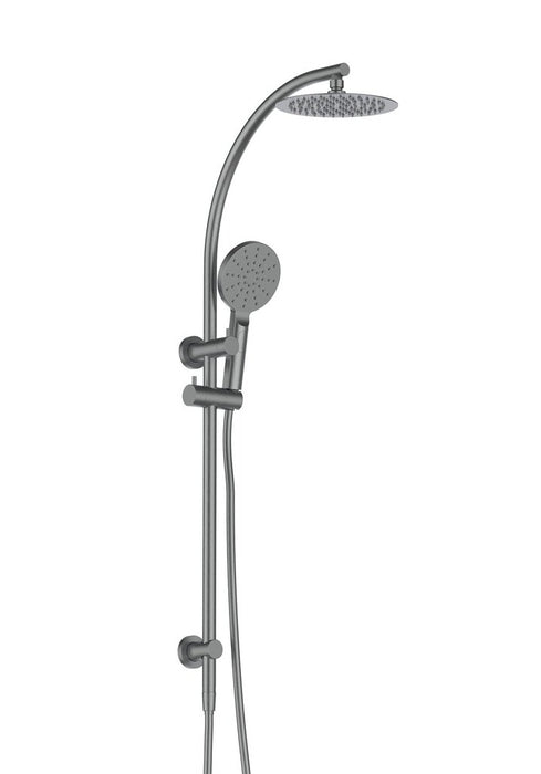 BK Rund Multifunction Shower With 200mm Overhead Rain Shower Twin Showers