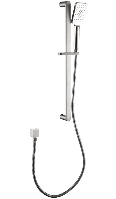 BK Handel Oval Multifunction Sliding Chrome/Matt Black/Brushed Nickel Rail Showers