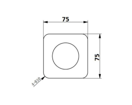 BK QI Kasten Progressive Chrome/Matt Black/Brushed Nickel/Gunmetal Grey Brass Round Bath/Shower Wall Mixer