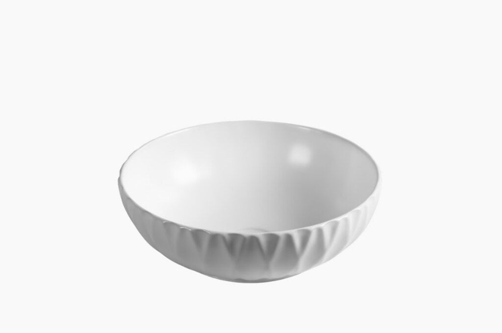 400*400*130mm Infinity Gloss White/Matt White/Matt Black Ceramic Stripe Pattern Round Above Counter Basins