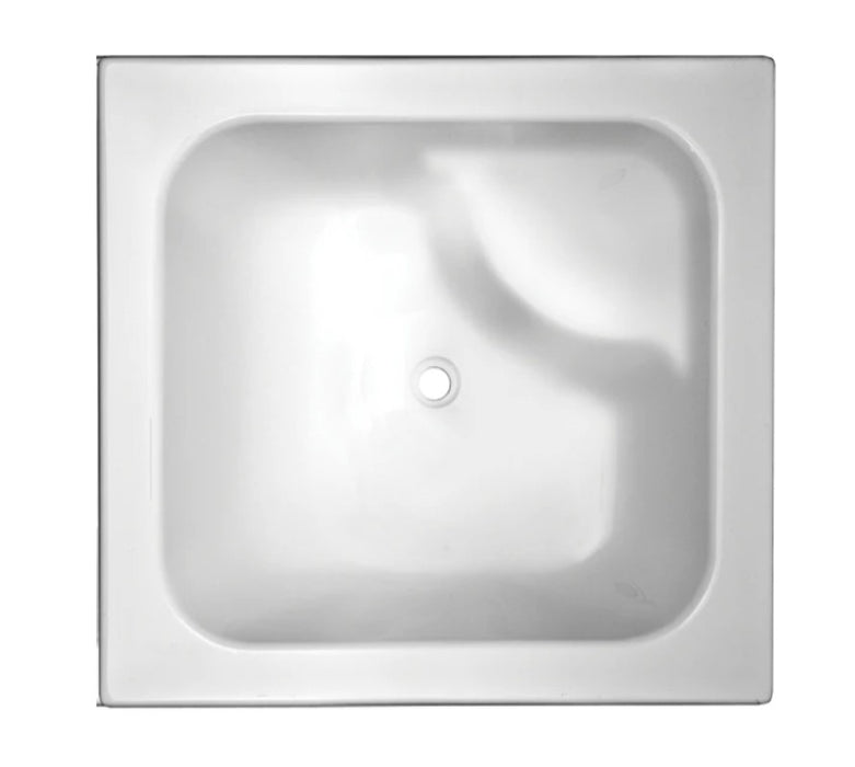 905*905*330mm Broadway BEBE White Acrylic Drop In Bathtub