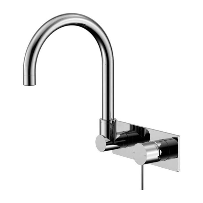 Nero Mecca Wall Basin/Bath Mixer Swivel Spout Chrome/Matte Black/Brushed Nickel/Brushed Gold/Gun Metal/Brushed Bronze/Matte White