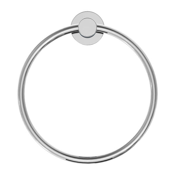 Nero Classic Hand Towel Ring Chrome/Matte Black/Brushed Nickel