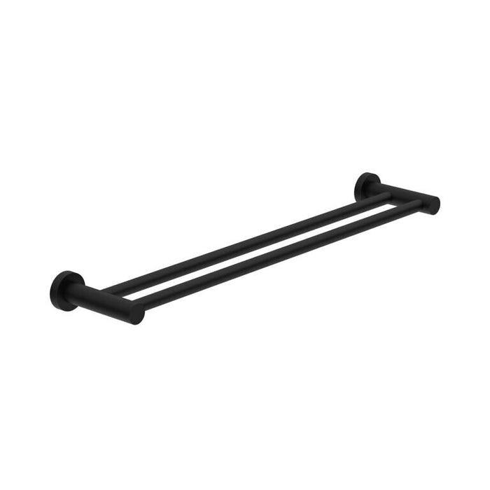 Nero Classic Double Towel Rail 600/800mm Chrome/Matte Black/Brushed Nickel