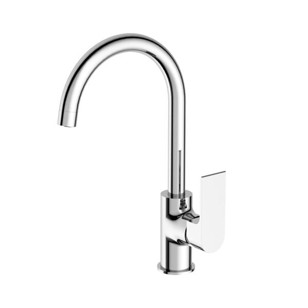 Nero Bianca Kitchen Mixer Gooseneck Spout Chrome/Matte Black/Brushed Nickel/Brushed Gold/Gun Metal