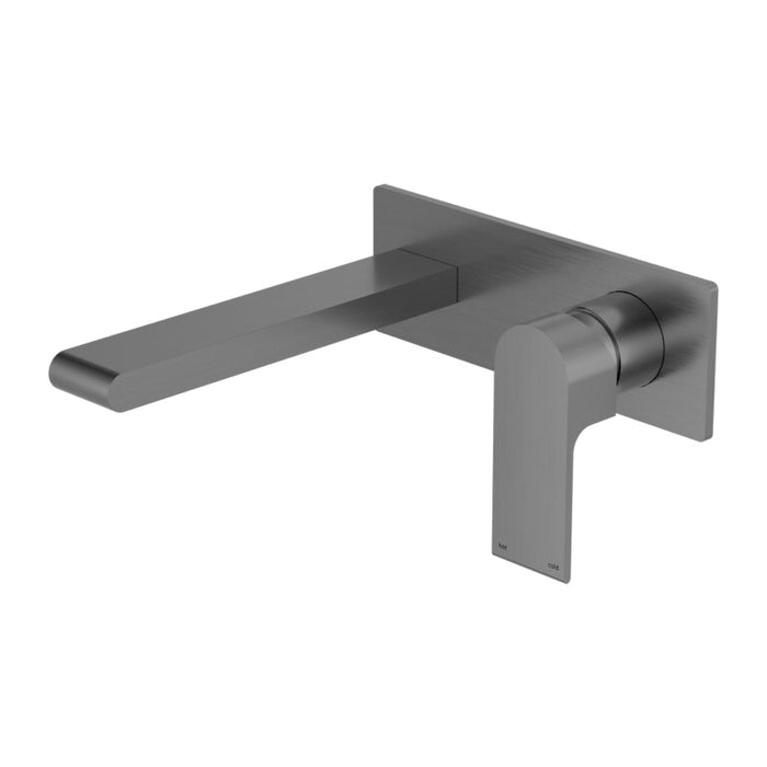 Nero 190mm Bianca Wall Basin/Bath Mixer Gooseneck Spout Chrome/Matte Black/Brushed Nickel/Brushed Gold/Gun Metal