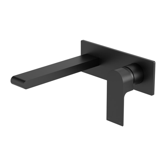 Nero 190mm Bianca Wall Basin/Bath Mixer Gooseneck Spout Chrome/Matte Black/Brushed Nickel/Brushed Gold/Gun Metal