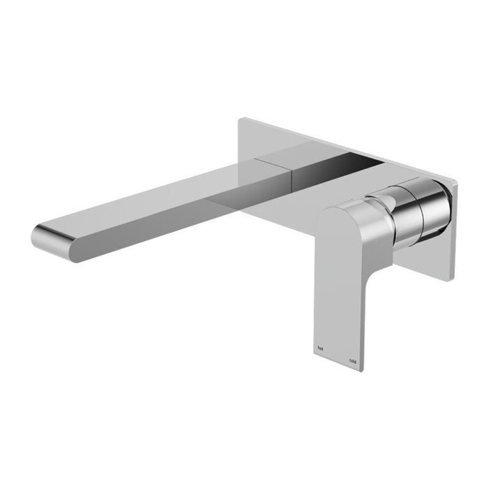 Nero 190mm Bianca Wall Basin/Bath Mixer Gooseneck Spout Chrome/Matte Black/Brushed Nickel/Brushed Gold/Gun Metal