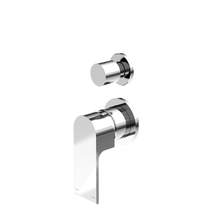 Nero Bianca Shower Mixer With Divertor Separate Back Plate Chrome/Matte Black/Brushed Nickel/Brushed Gold/Gun Metal