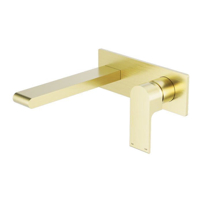 Nero 190mm Bianca Wall Basin/Bath Mixer Gooseneck Spout Chrome/Matte Black/Brushed Nickel/Brushed Gold/Gun Metal